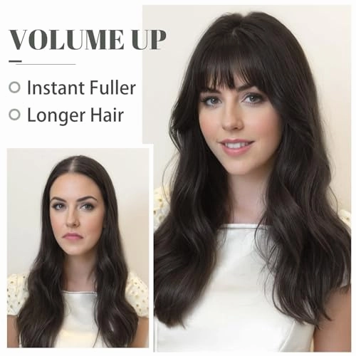 Premium Synthetic Fibre Hair Topper -18 inches