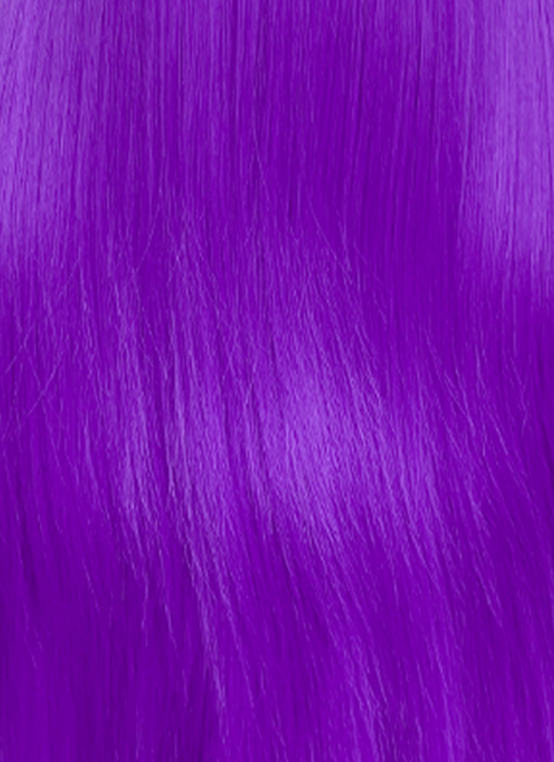 Purple Straight Lace Front Synthetic Wig LW4055