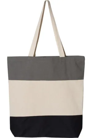 Q-Tees 11L Tri-Color Tote