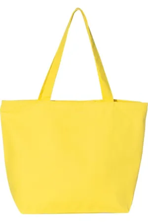 Q-Tees 25L Zippered Tote