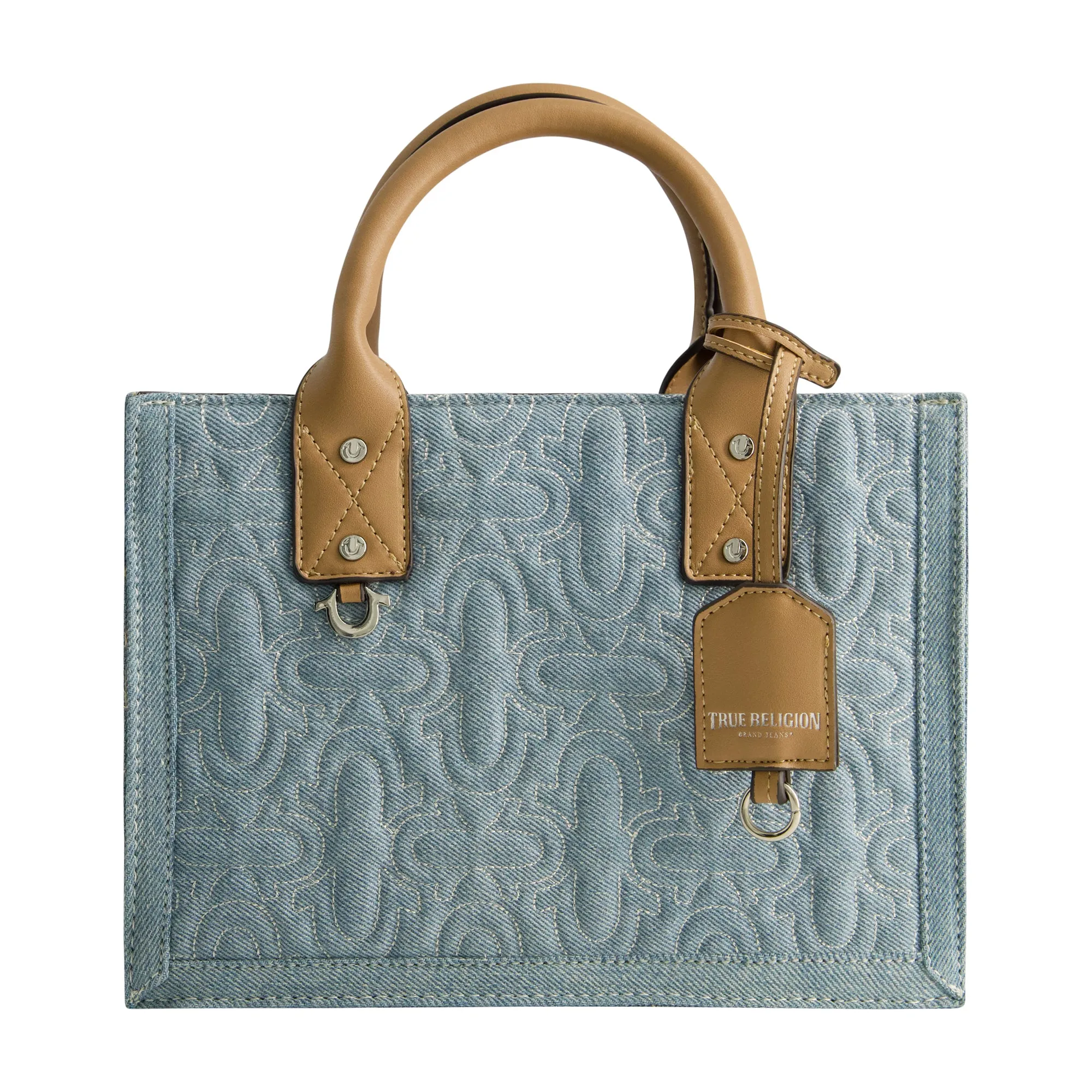 QUILTED HORSESHOE MODERN TOTE