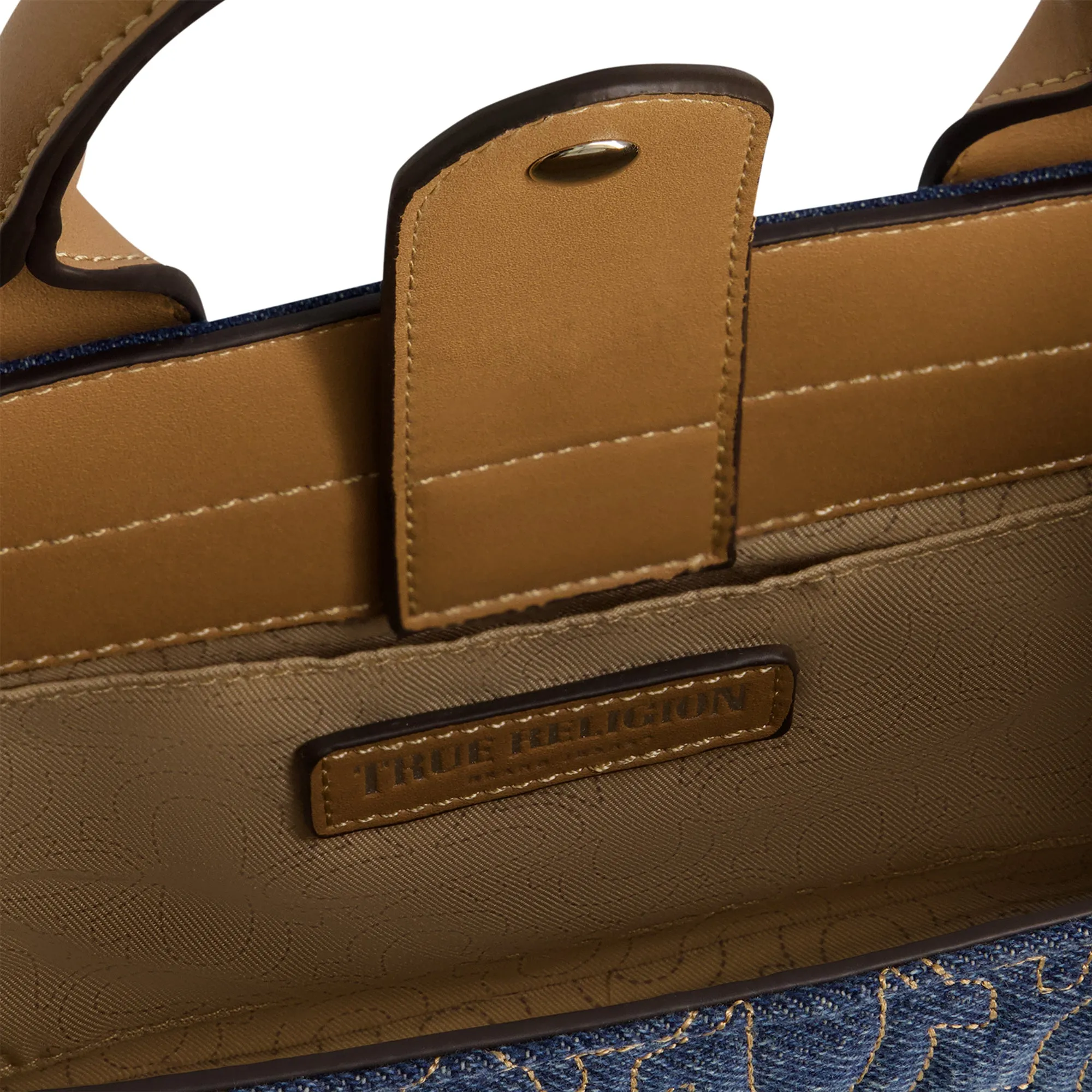 QUILTED HORSESHOE MODERN TOTE