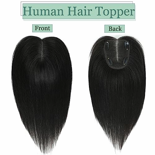 Real Human Hair Handmade Swiss Base Hair Topper