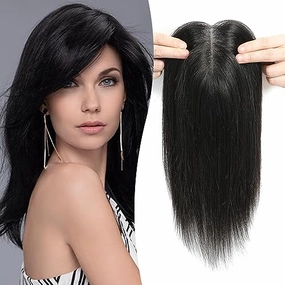 Real Human Hair Handmade Swiss Base Hair Topper
