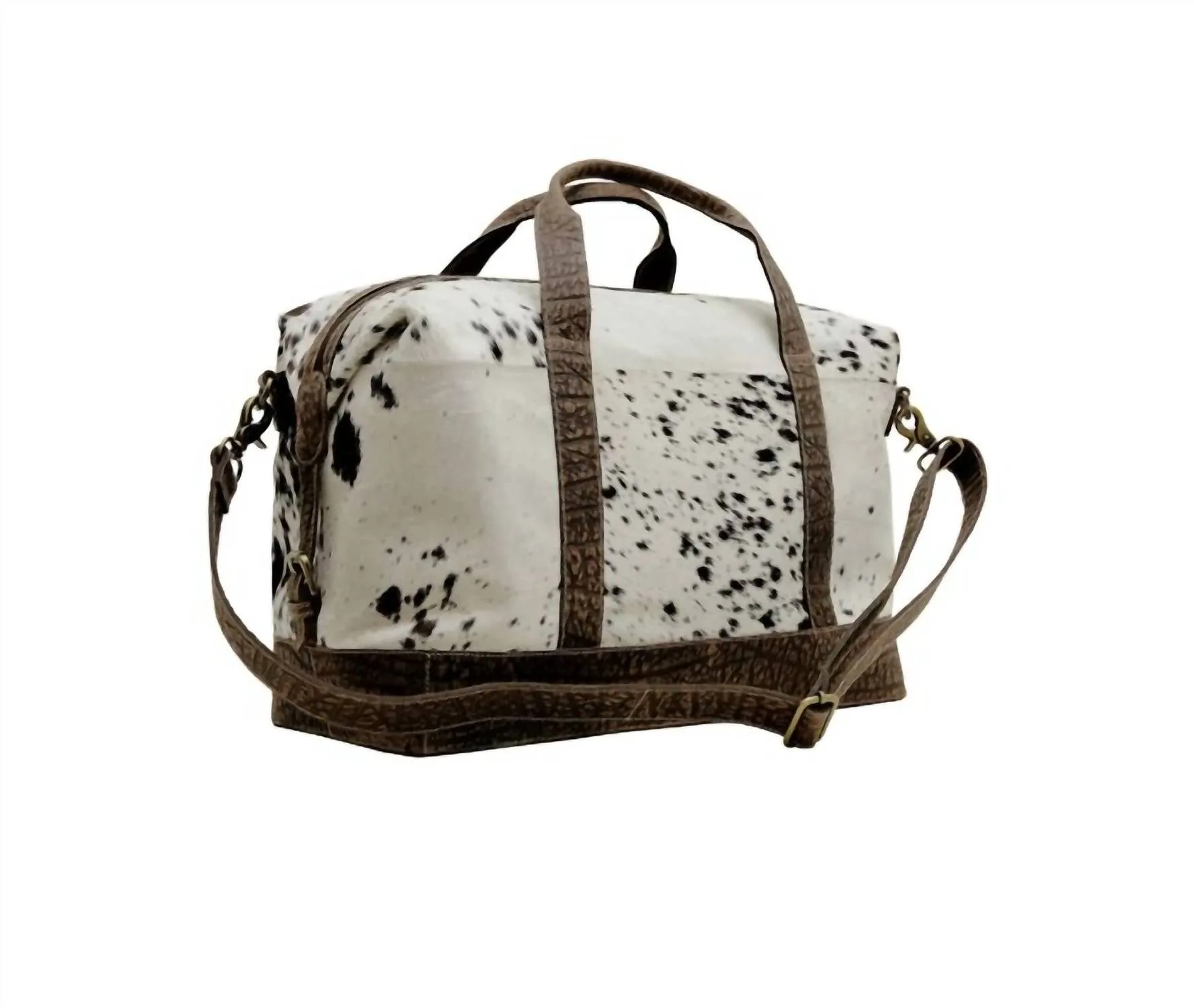 Reuter Traveler Bag In White/onyx