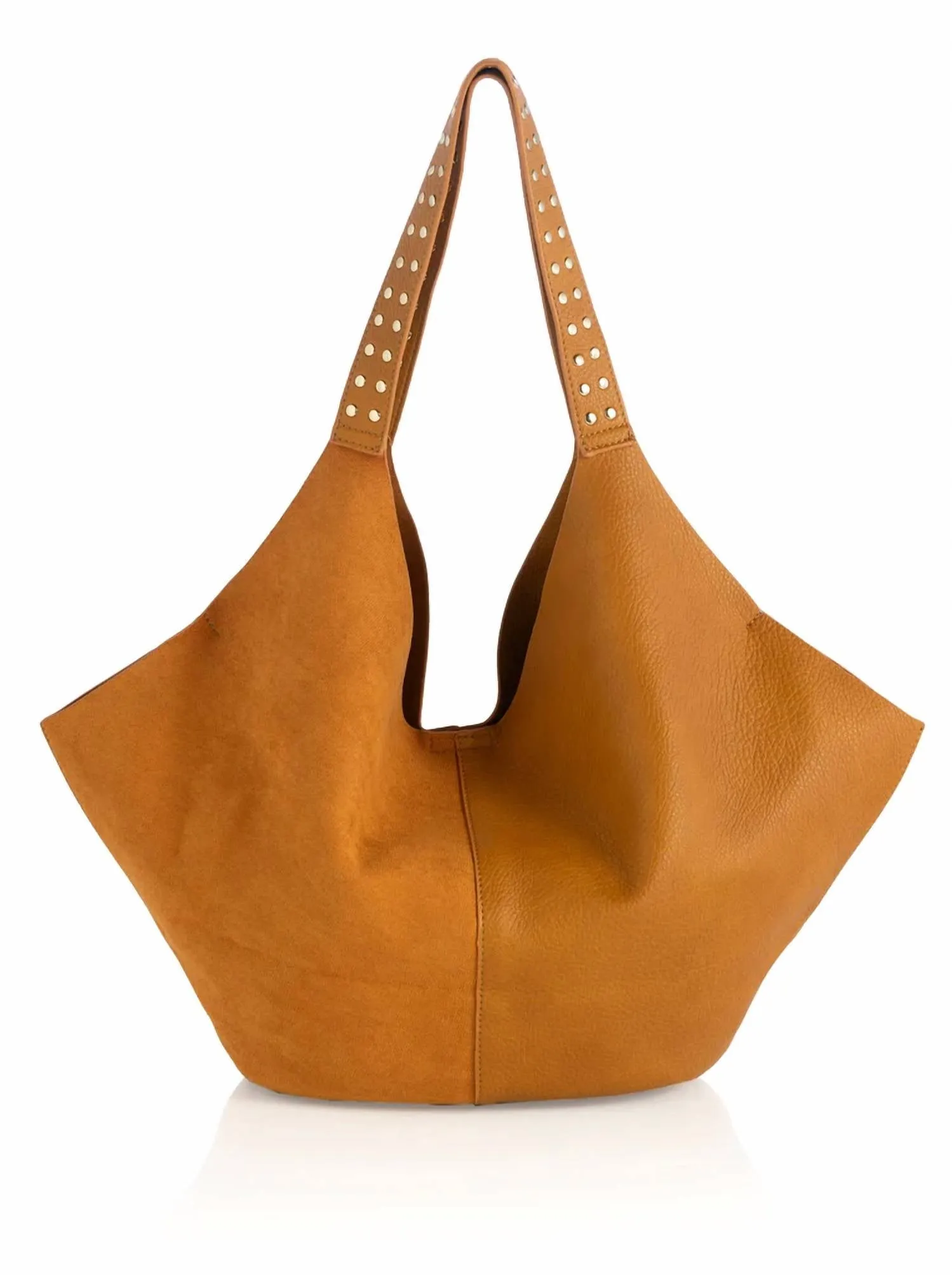 Ryker Studded Tote Vegan In Honey