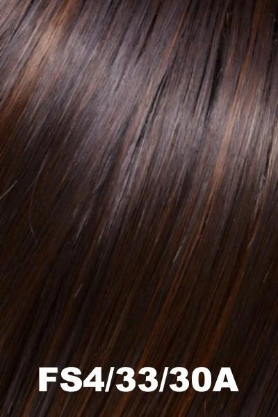 Sale - Jon Renau Wigs - Scarlett (#5971) - Color: FS4/33/30A (Midnight Cocoa)