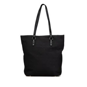 Salvatore Ferragamo Canvas Leather Tote Bag (Pre-Owned)