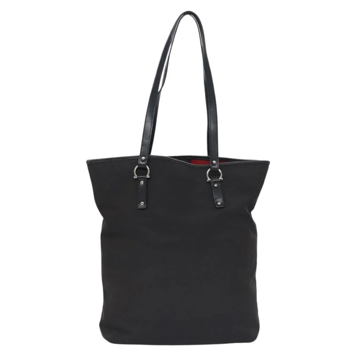 Salvatore Ferragamo Gancini Canvas Tote Bag (Pre-Owned)