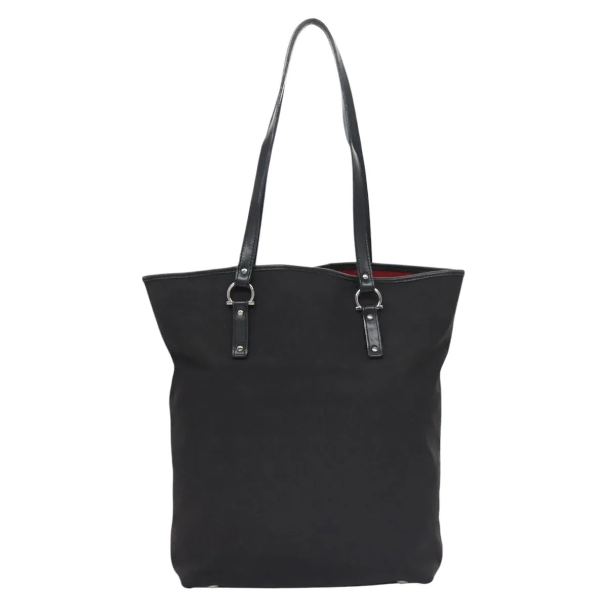 Salvatore Ferragamo Gancini Canvas Tote Bag (Pre-Owned)
