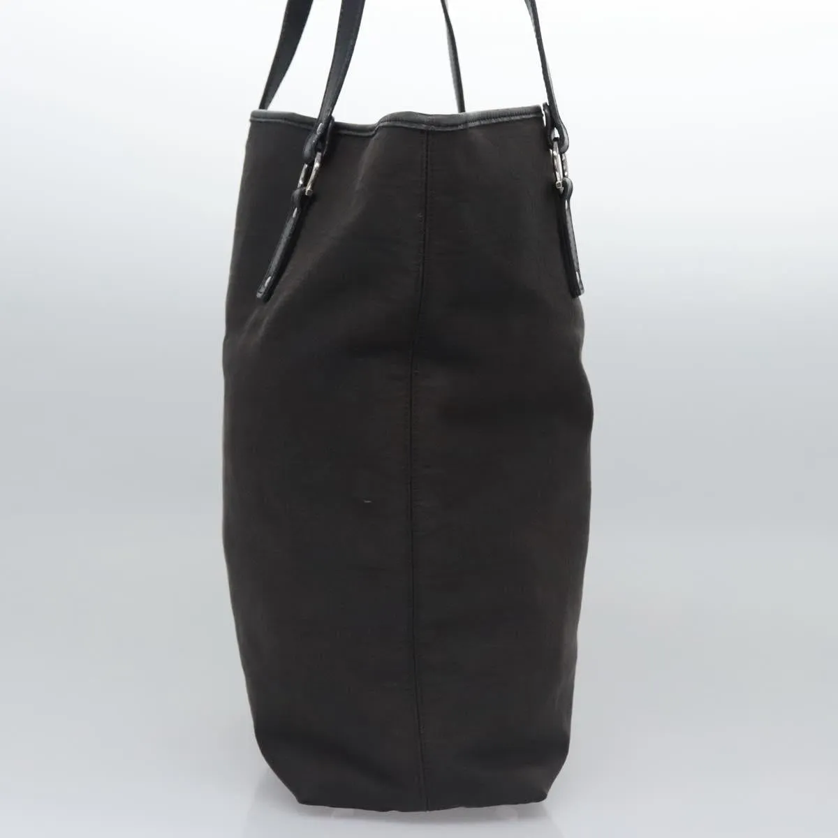 Salvatore Ferragamo Gancini Canvas Tote Bag (Pre-Owned)