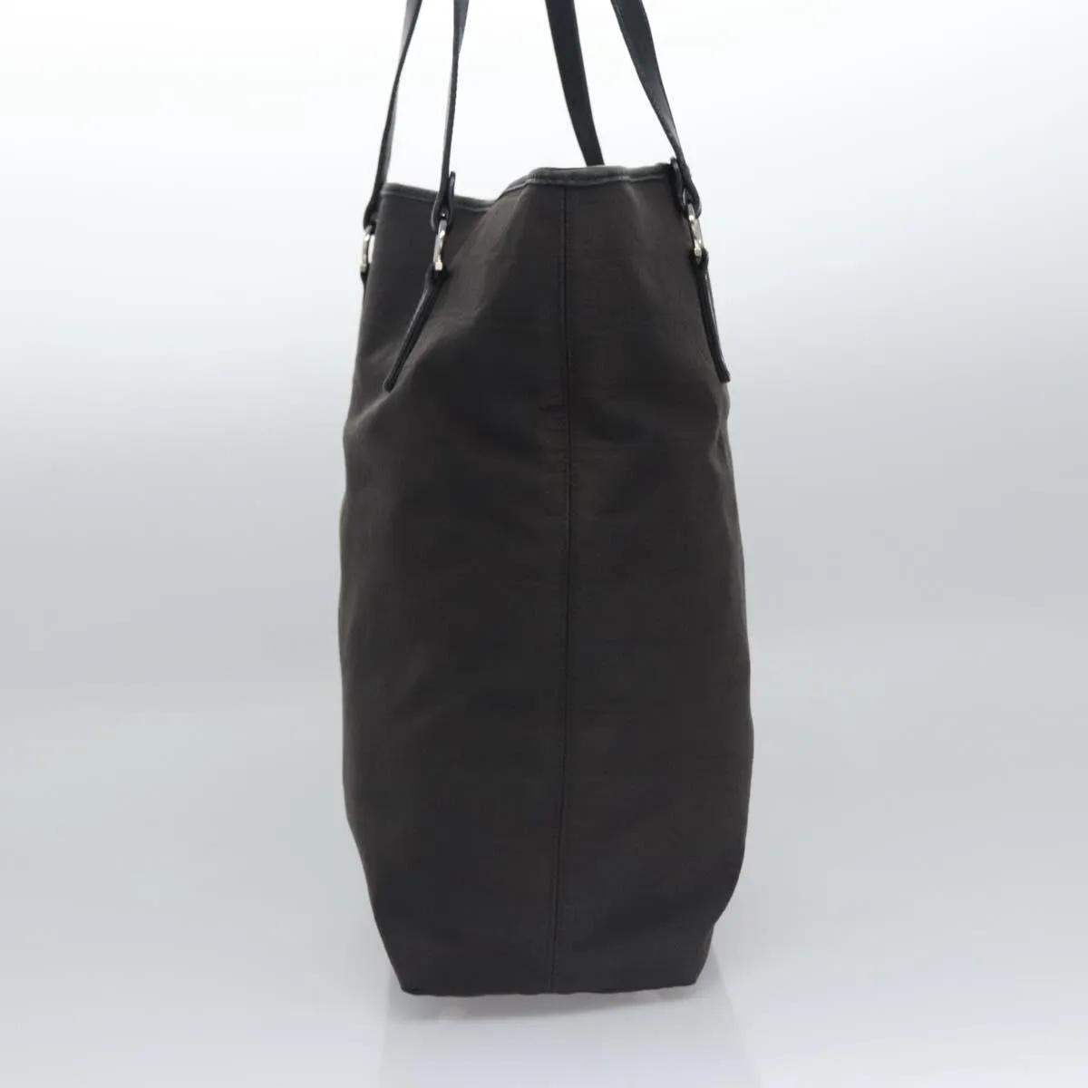 Salvatore Ferragamo Gancini Canvas Tote Bag (Pre-Owned)