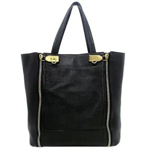 Salvatore Ferragamo Gancini   Leather Tote Bag (Pre-Owned)