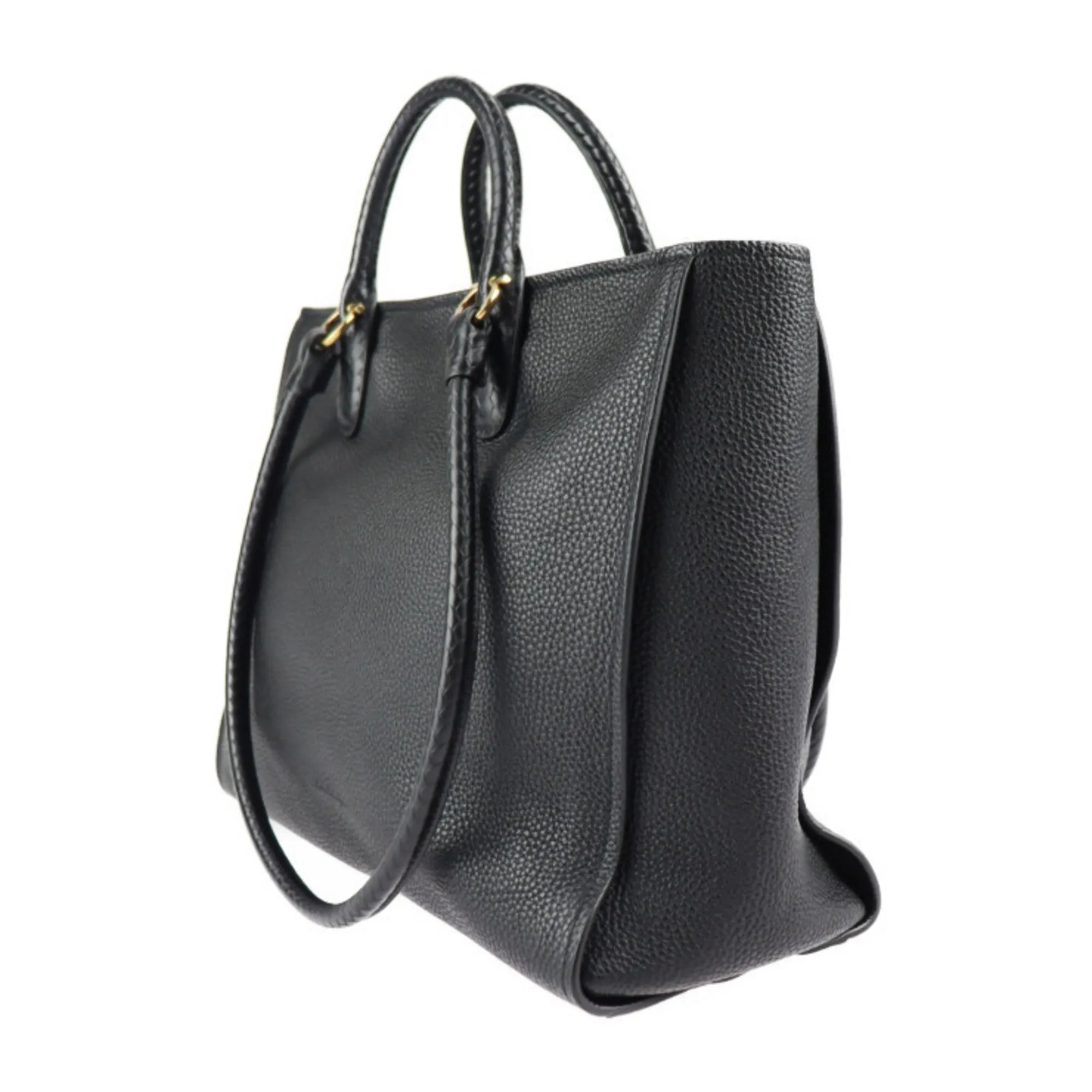 Salvatore Ferragamo  Leather Handbag Shoulder Bag Tote Bag (Pre-Owned)