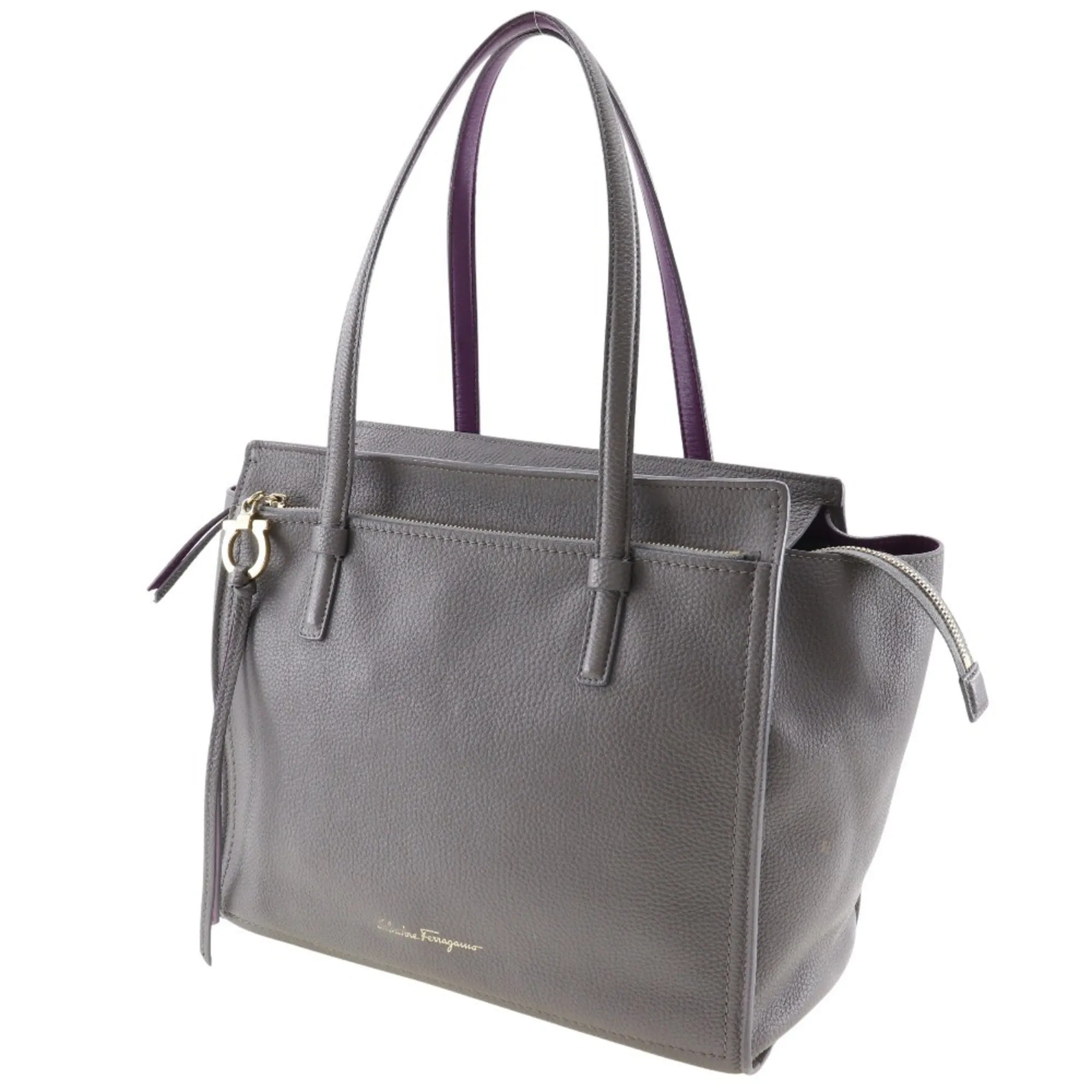 Salvatore Ferragamo  Leather Tote Bag (Pre-Owned)