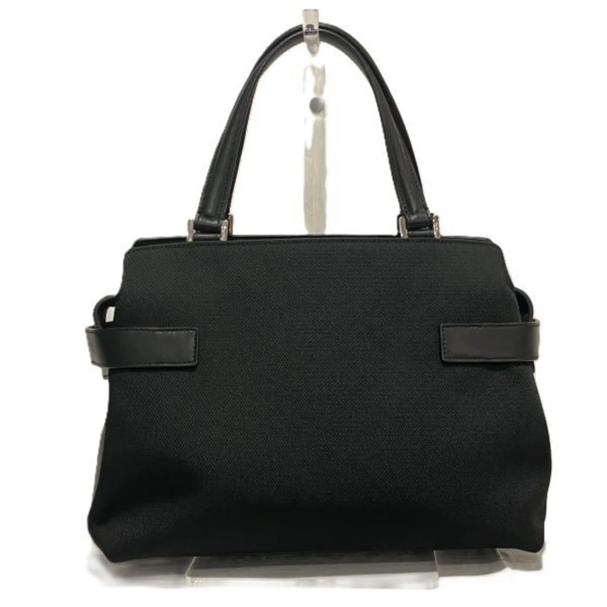 Salvatore Ferragamo  Nylon Leather Handbag Tote Bag (Pre-Owned)