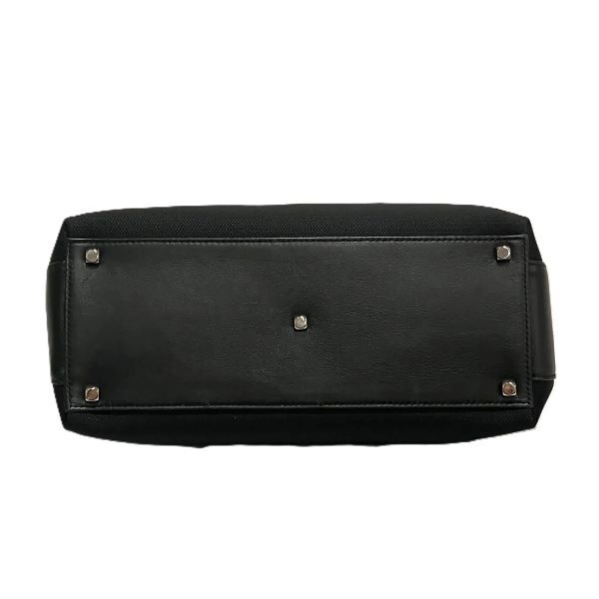Salvatore Ferragamo  Nylon Leather Handbag Tote Bag (Pre-Owned)