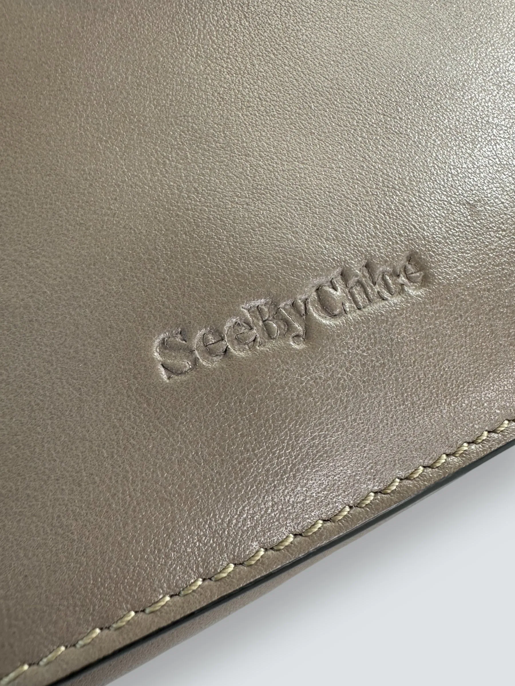 See By Chloe Taupe Leather 'Tilda Mini' Bag