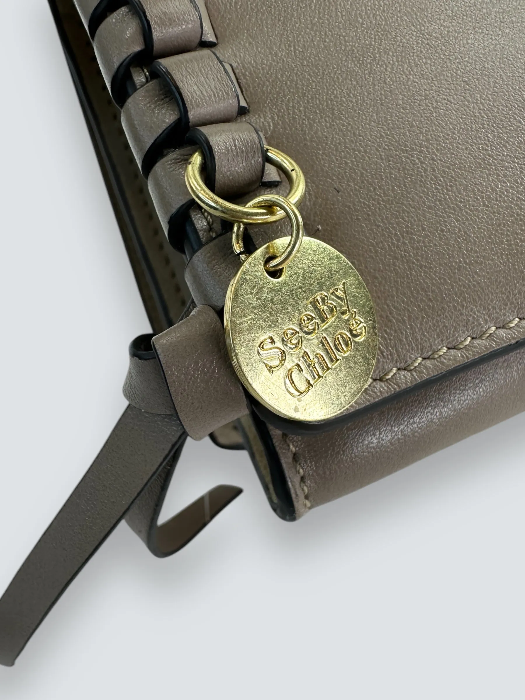See By Chloe Taupe Leather 'Tilda Mini' Bag