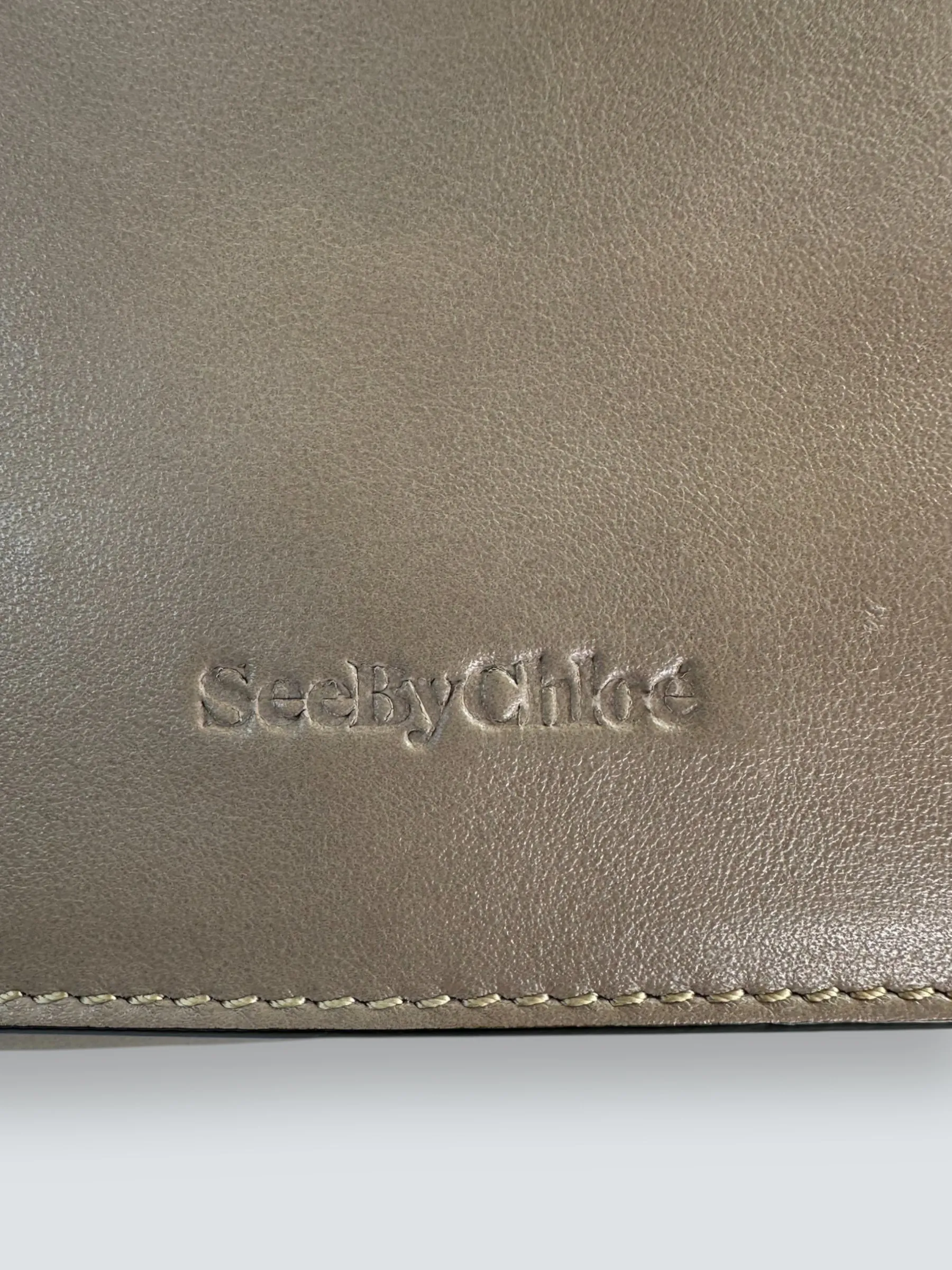 See By Chloe Taupe Leather 'Tilda Mini' Bag