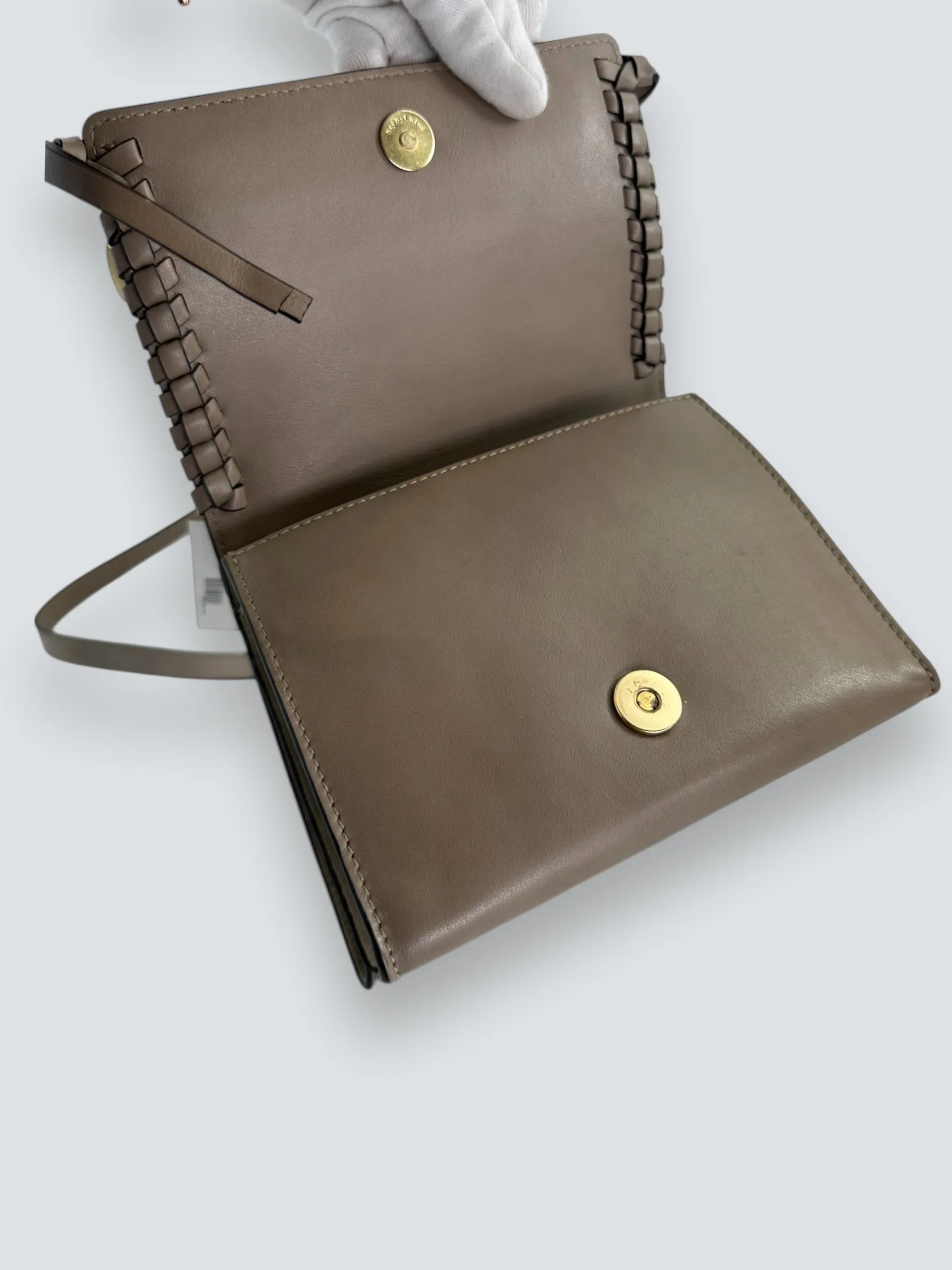 See By Chloe Taupe Leather 'Tilda Mini' Bag