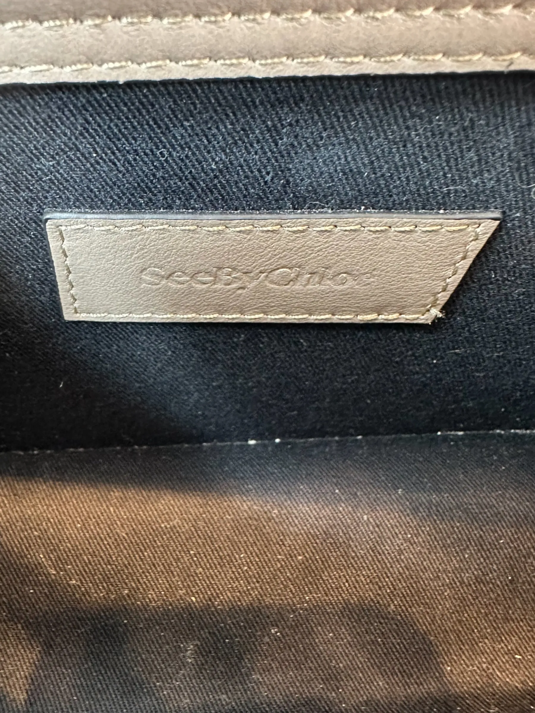 See By Chloe Taupe Leather 'Tilda Mini' Bag