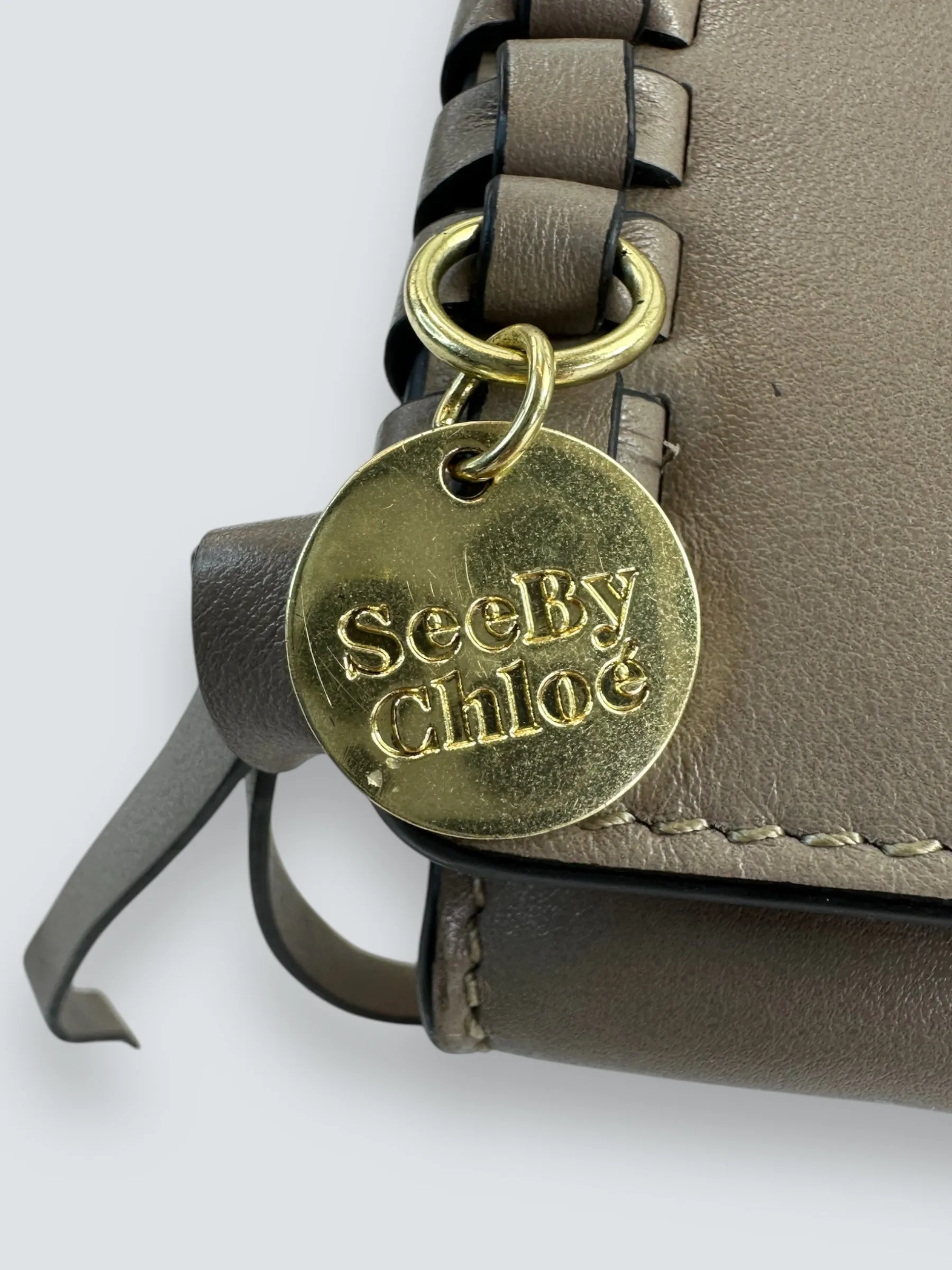 See By Chloe Taupe Leather 'Tilda Mini' Bag