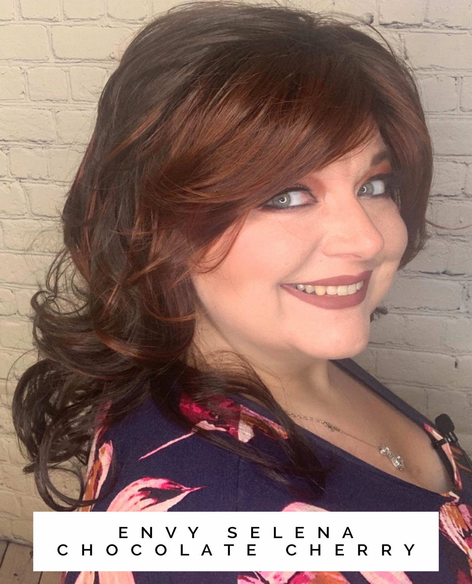Selena Wig by Envy | Human Hair/Heat Friendly Synthetic Blend Hair | Average Cap
