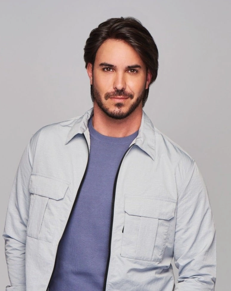 Sharp Men's HT Wig by HIM | Human Hair/Heat Friendly Synthetic Blend Hair | Average/Large Cap