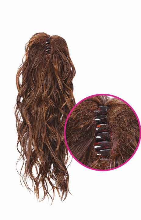 simply curly claw clip 18"