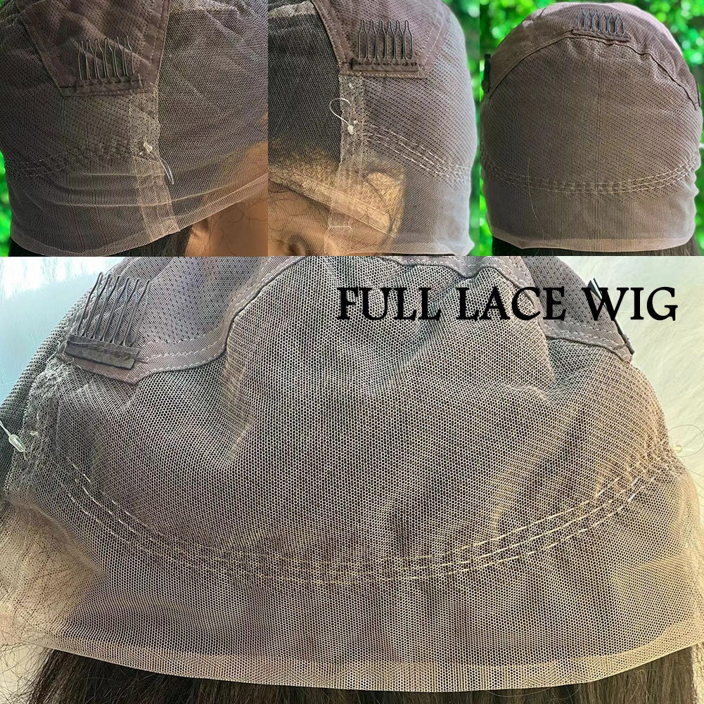 Skin Melt 360 Lace 4C Edge Invisible Adjustable Strap Human Hair Frontal Wig | Kinky Curly
