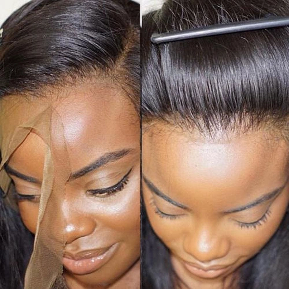 Skin Melt Full Lace Curly Wig Invisible Swiss Lace Wigs
