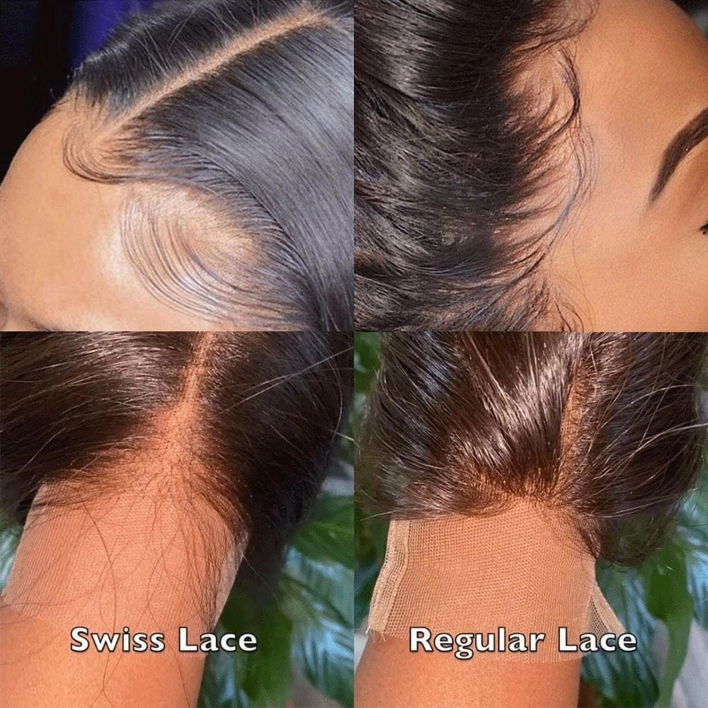 Skin Melt Full Lace Curly Wig Invisible Swiss Lace Wigs