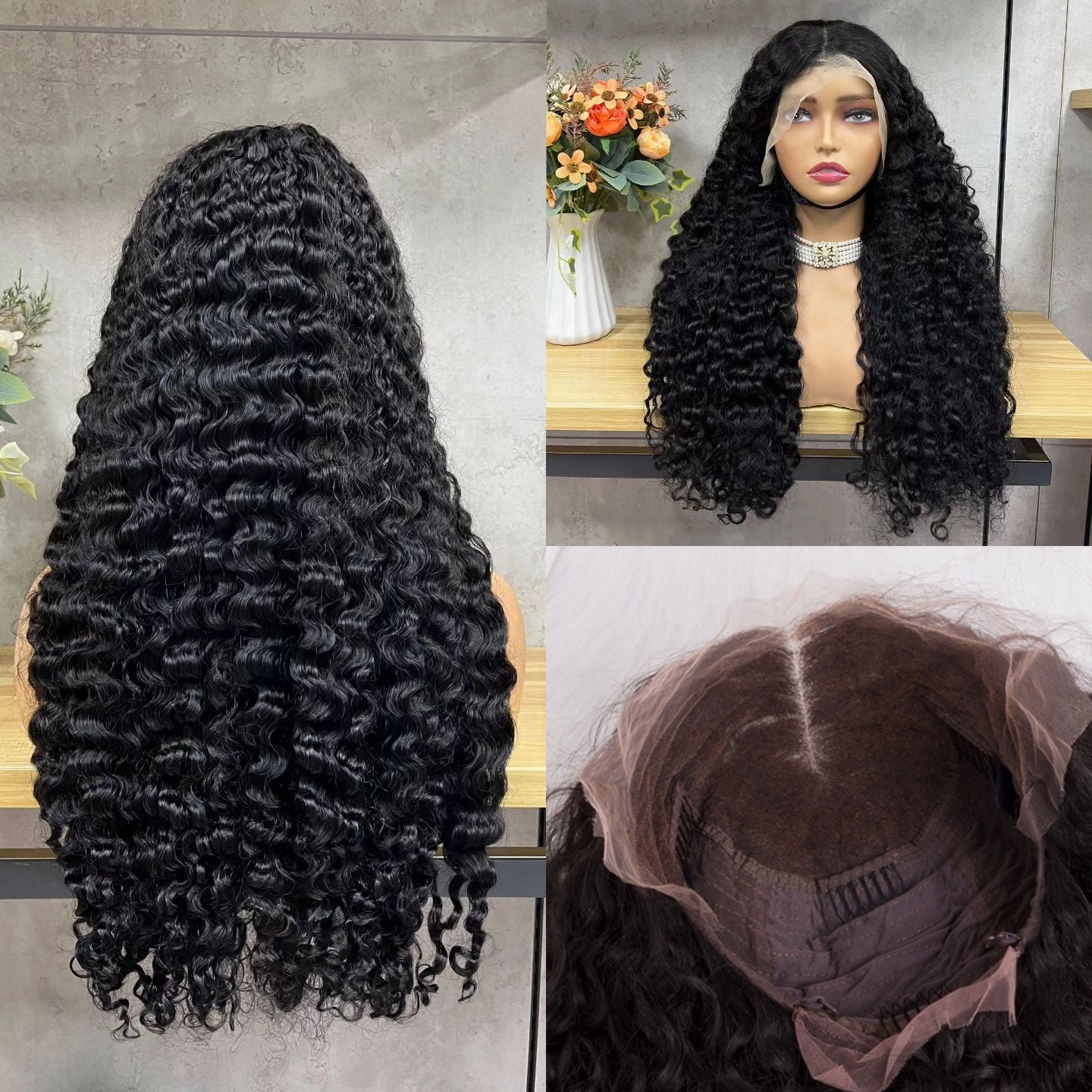 Skin Melt Lace   Delicate Hairline Frontal Wig Burmese Curls