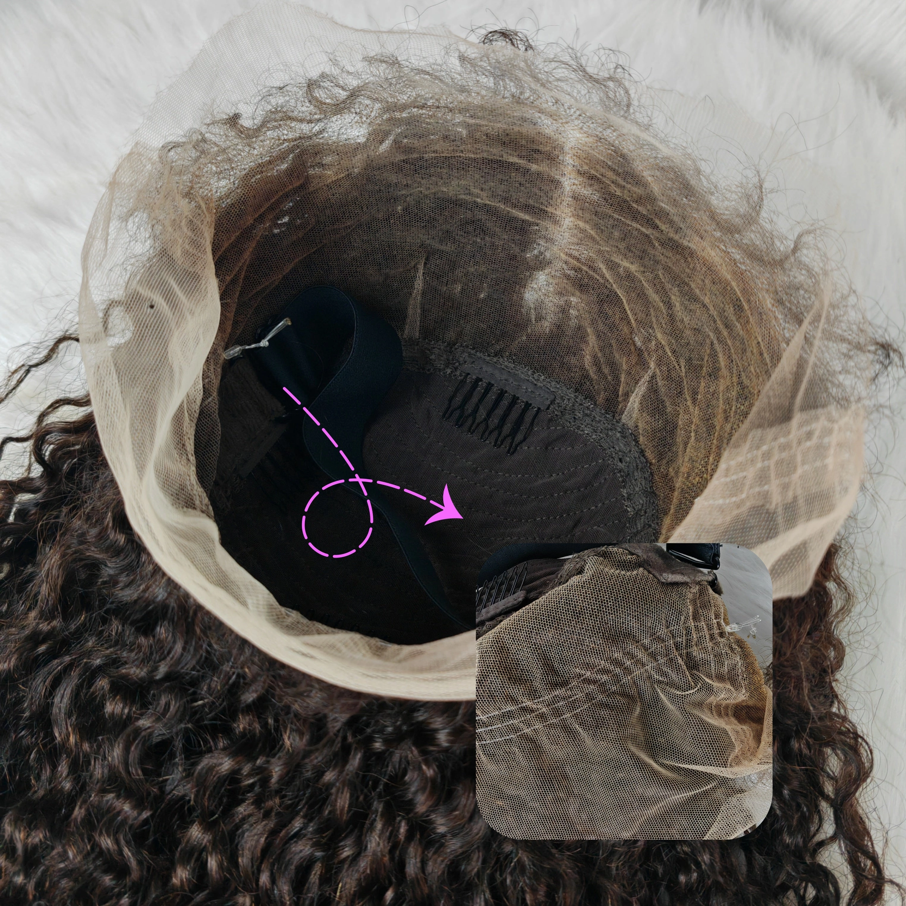Skin Melt Lace M Hairline Fluffy Edge Human Hair Frontal Wig | Burmese Kinky Curly