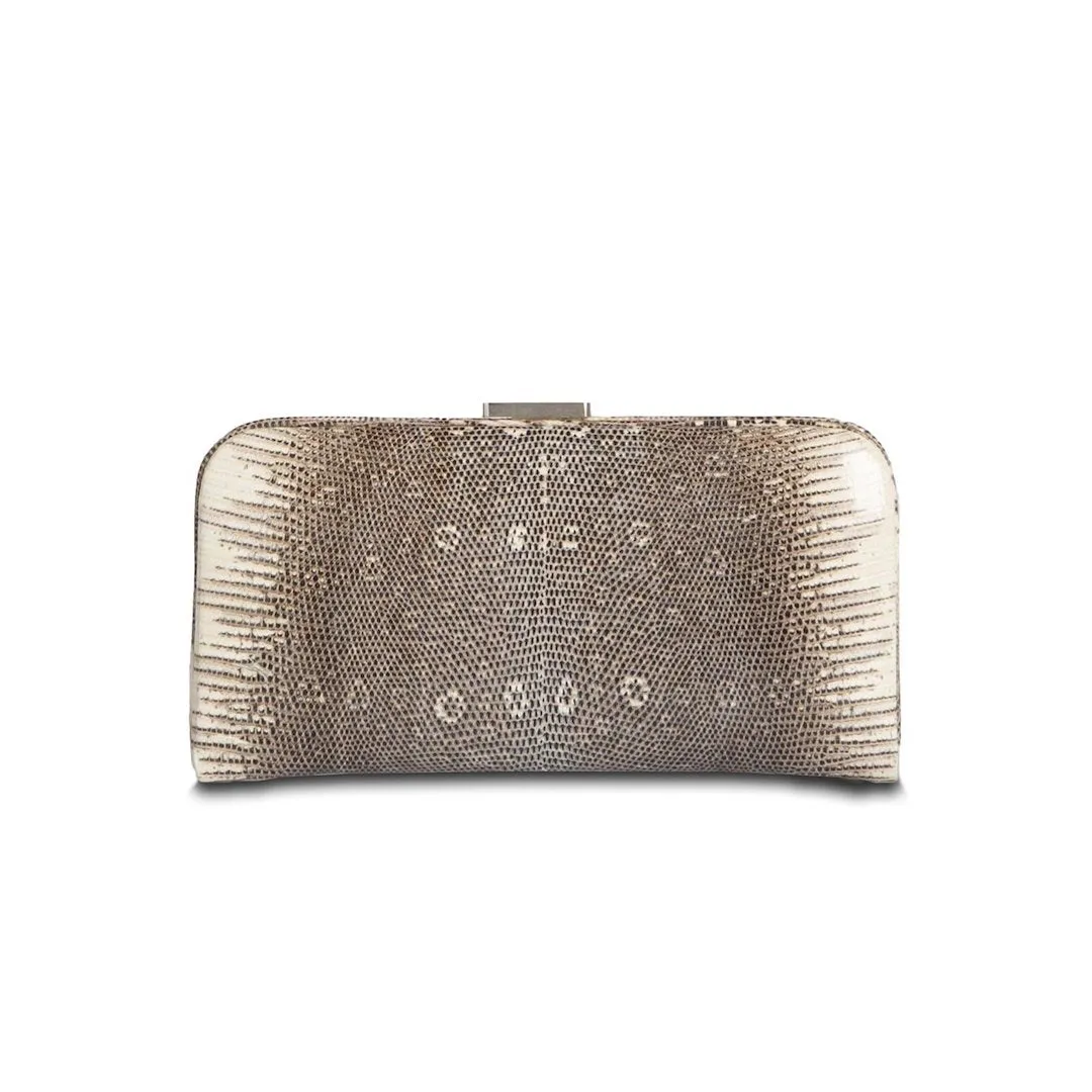 Slide Lock Wallet - Natural Ring Lizard