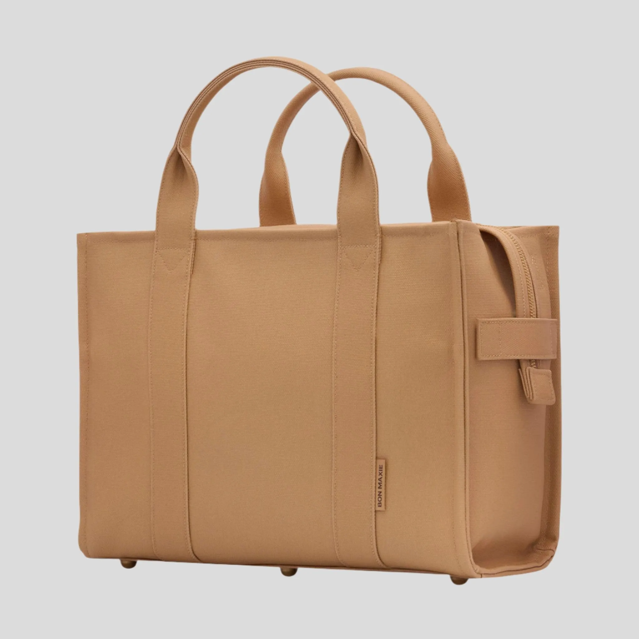 Small Bon Vivant Structured Tote Bag -- Tan