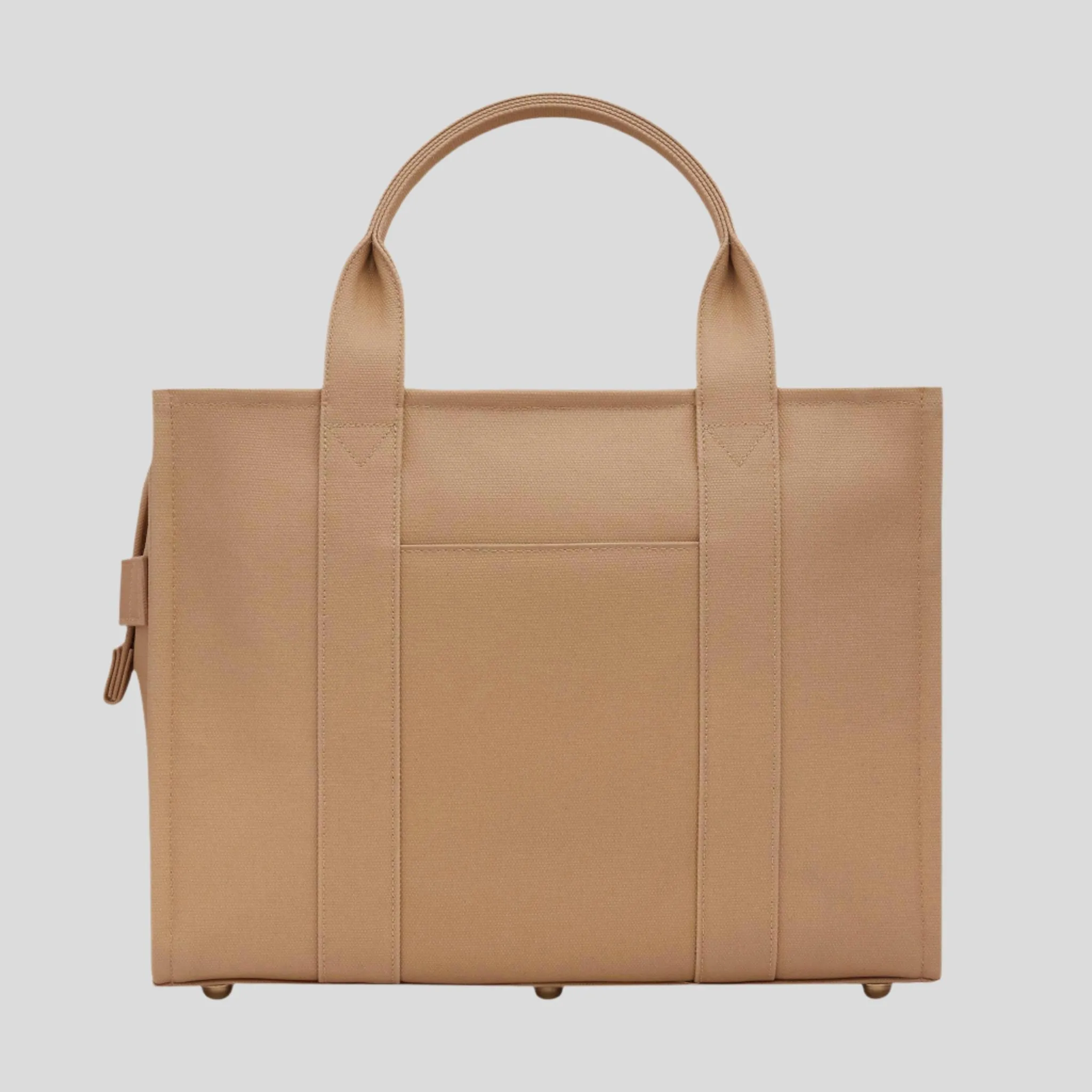 Small Bon Vivant Structured Tote Bag -- Tan
