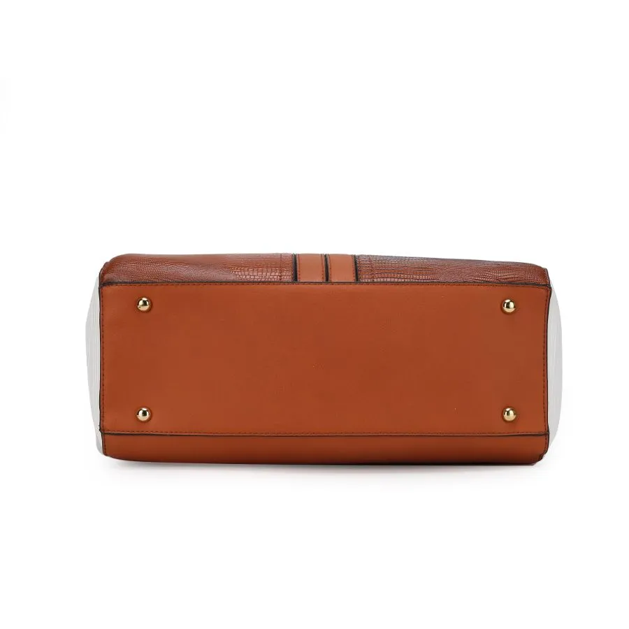 Sofia Vegan Leather Tote with Keyring