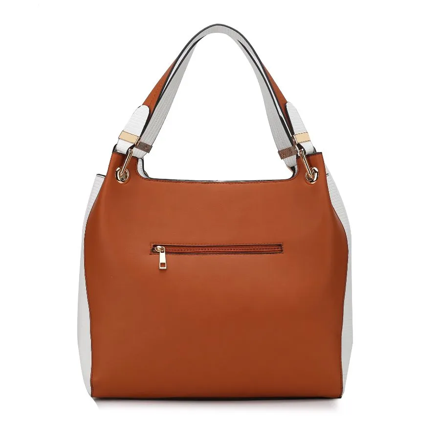 Sofia Vegan Leather Tote with Keyring