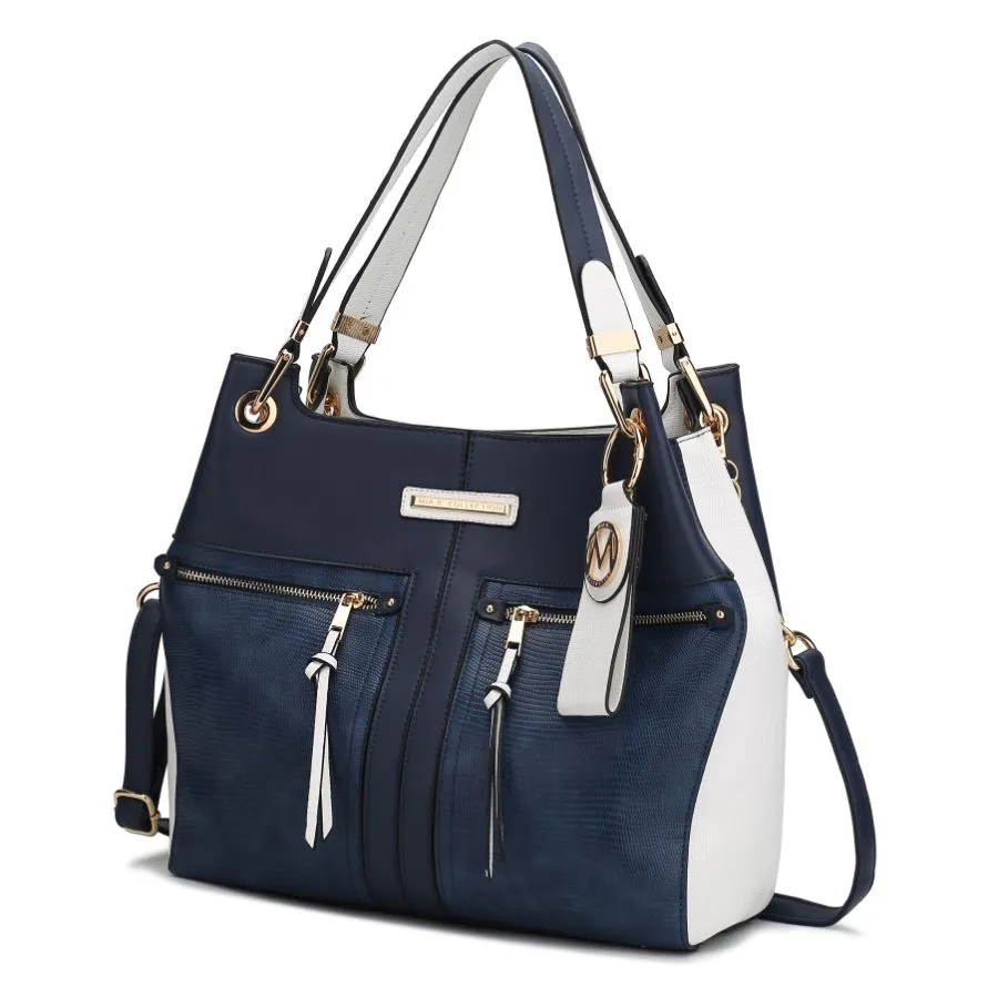 Sofia Vegan Leather Tote with Keyring