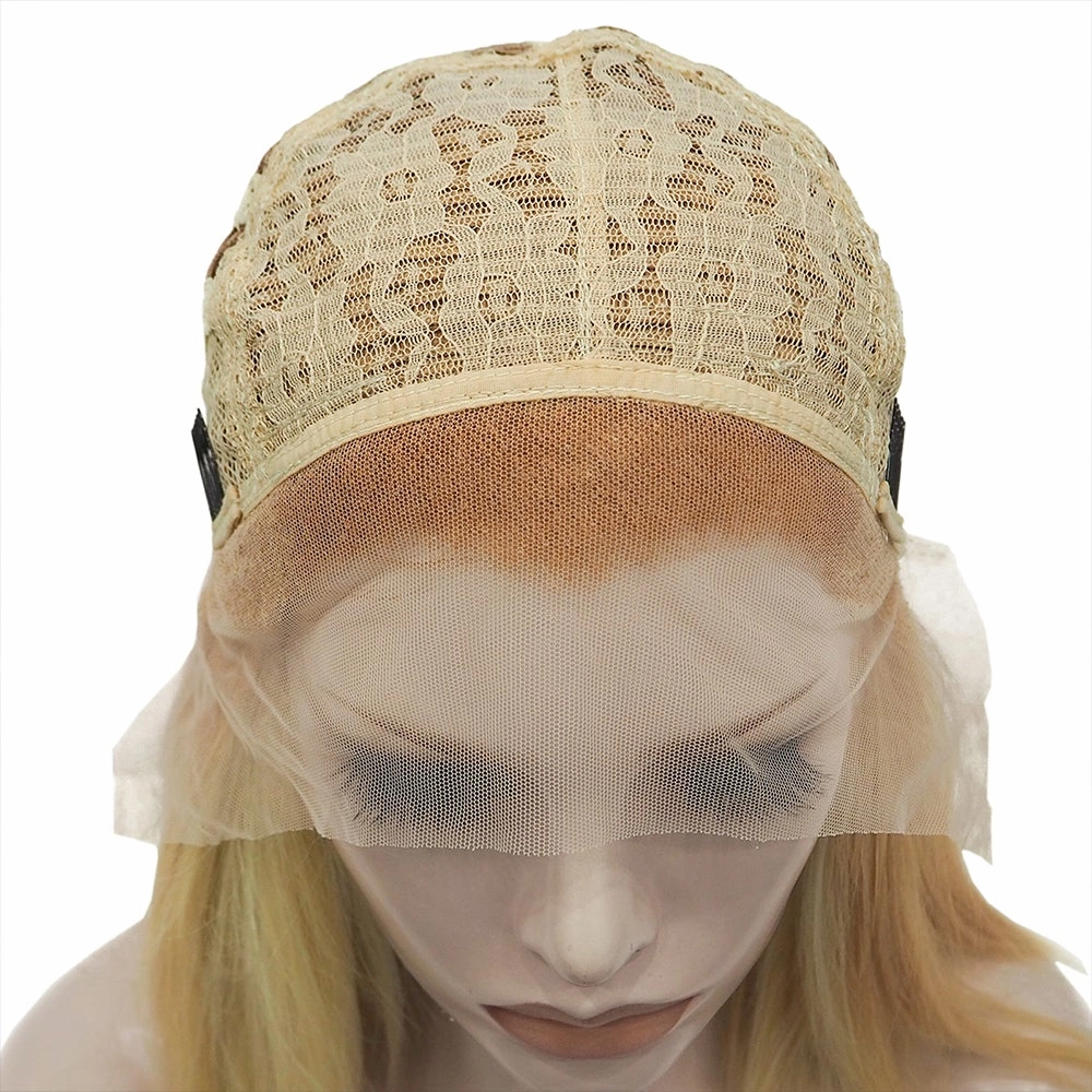 Star Light - Blonde Highlighted Short Bob Synthetic Lace Front Wig