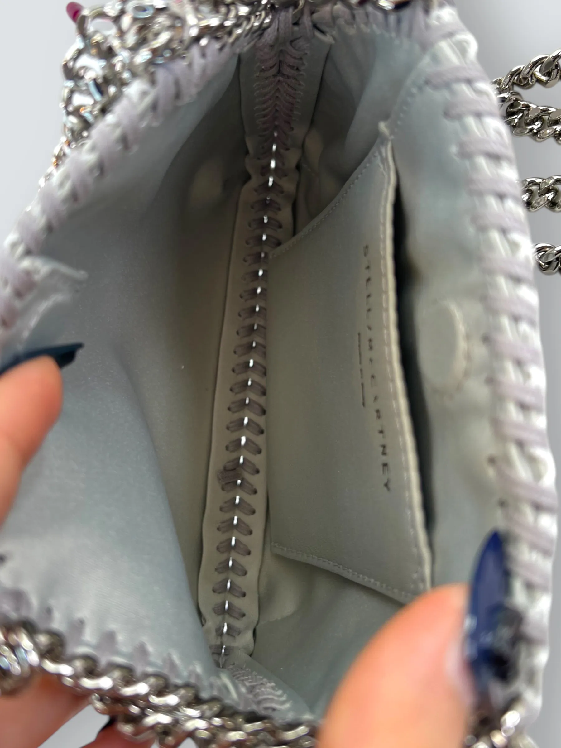 Stella McCartney Crystal Mesh Mini Tote Crossbody