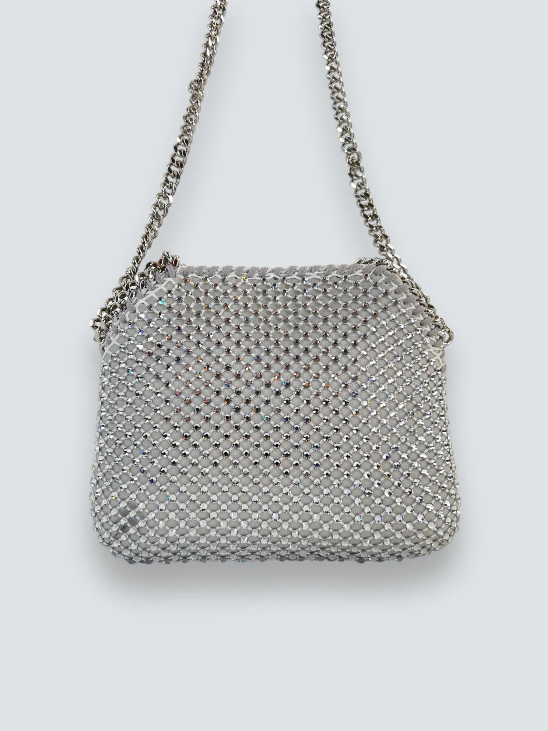 Stella McCartney Crystal Mesh Mini Tote Crossbody