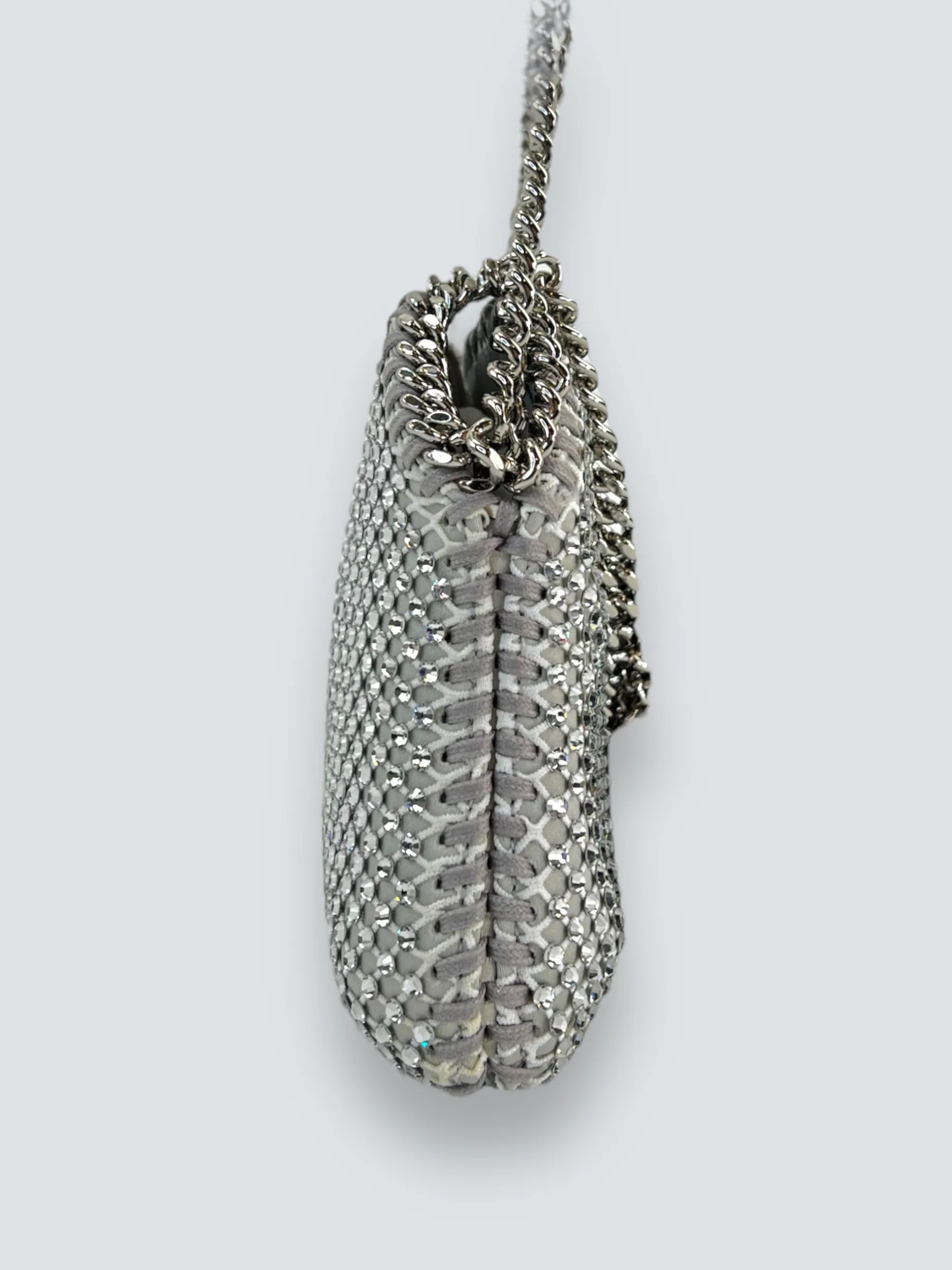 Stella McCartney Crystal Mesh Mini Tote Crossbody