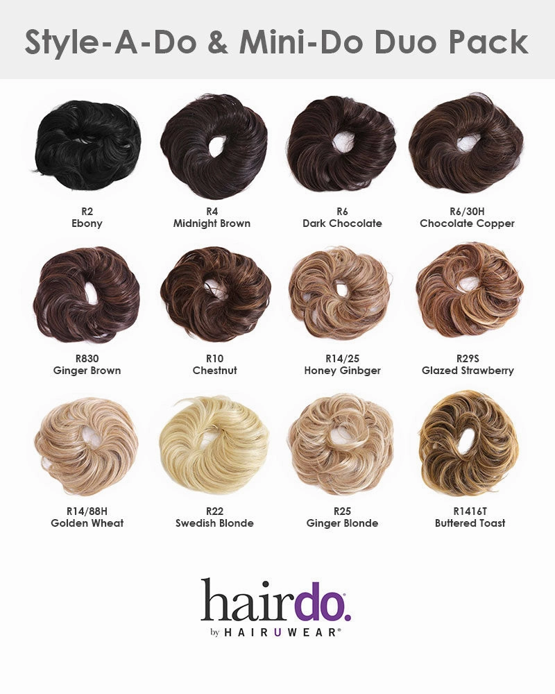 Style-A-Do & Mini-Do Duo Pack | Hair Piece by Hairdo