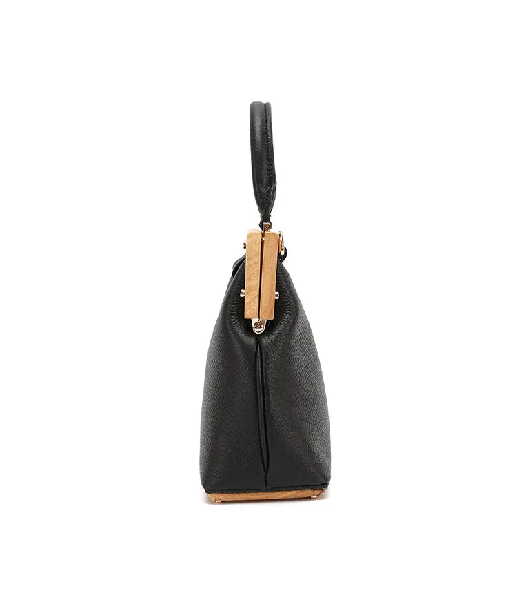 Stylish LEATHER WOMENs Frame Handbag Purse Chain SHOULDER Purse for Women