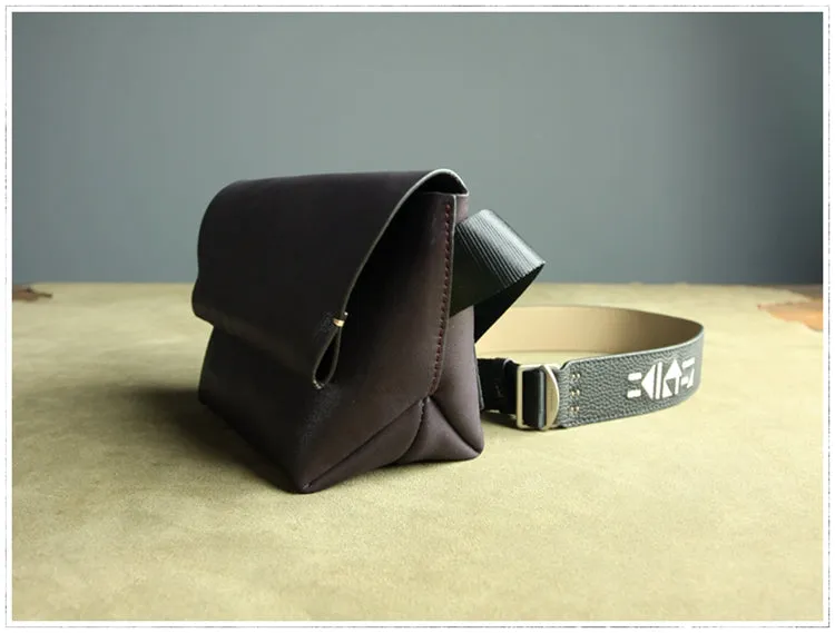 Stylish Womens Bright Black Leather Sling Bag Crossbody Shoulder Bag Purse Sling Pack for Ladies