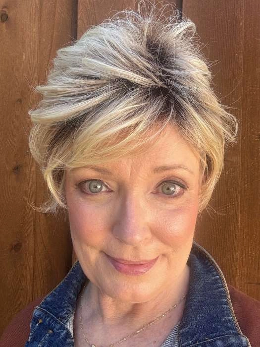 Swept Back Short Cut | Synthetic Wig (Basic)