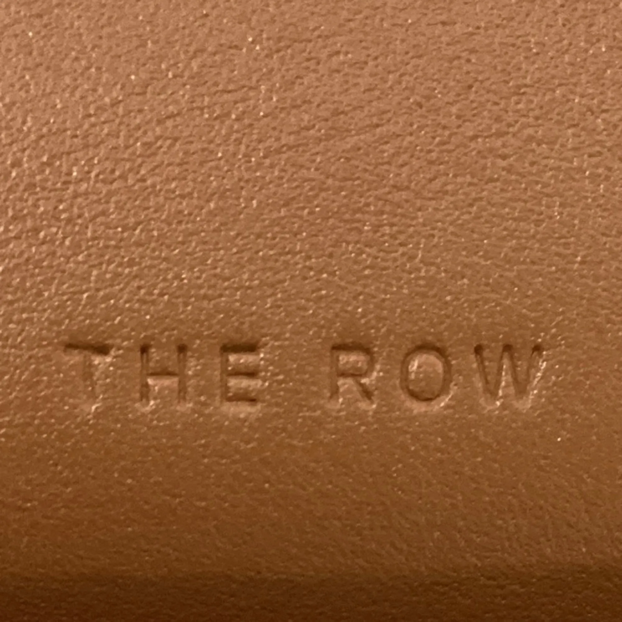 The Row Half Moon Shoulder Bag in Brown Leather